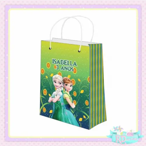 Sacolinha Personalizada Frozen Fever