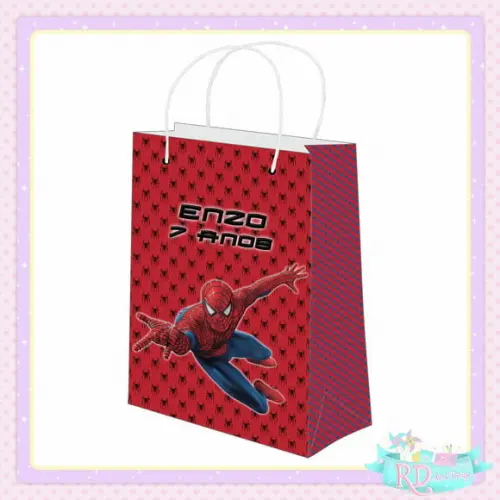 Sacolinha Personalizada Homem Aranha