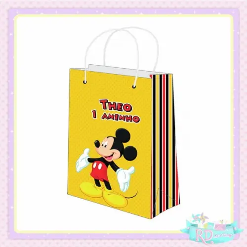 Sacolinha Personalizada Mickey
