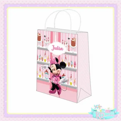 Sacolinha Personalizada Minnie Confeitaria