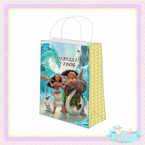 Sacolinha Personalizada Moana