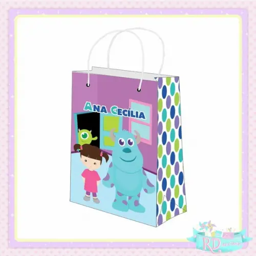 Sacolinha Personalizada Monstros SA