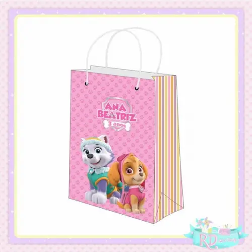 Sacolinha Personalizada Patrulha Canina