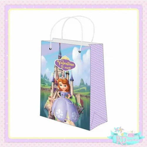 Sacolinha Personalizada Princesa Sofia