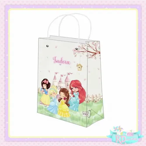 Sacolinha Personalizada Princesas