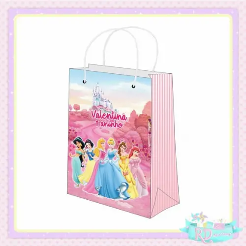 Sacolinha Personalizada Princesas