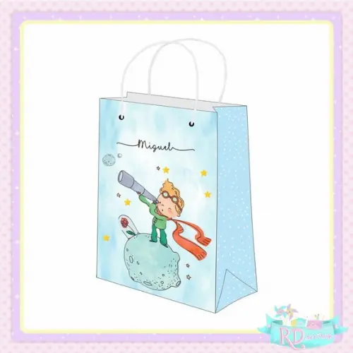 Sacolinha Personalizada Pequeno Príncipe