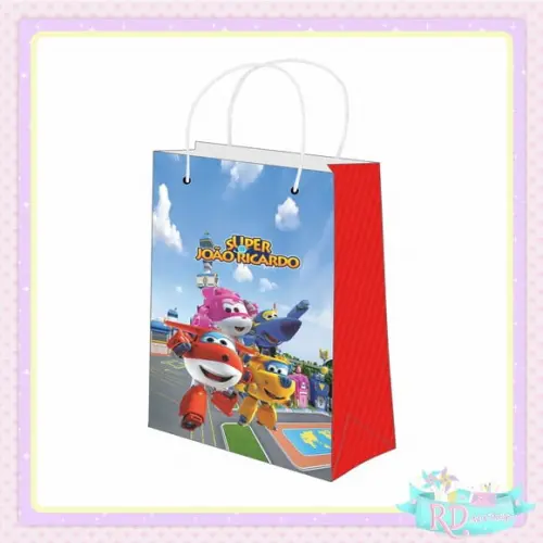 Sacolinha Personalizada Super Wings