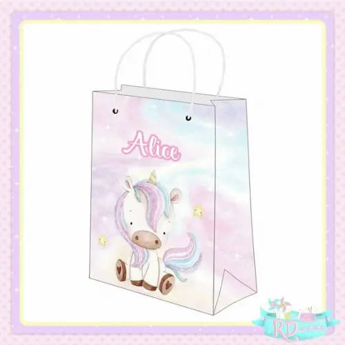 Sacolinha Personalizada Unicórnio