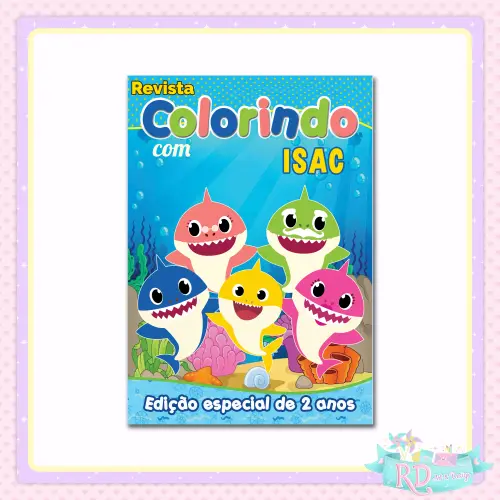 Livrinho de Colorir Baby Shark