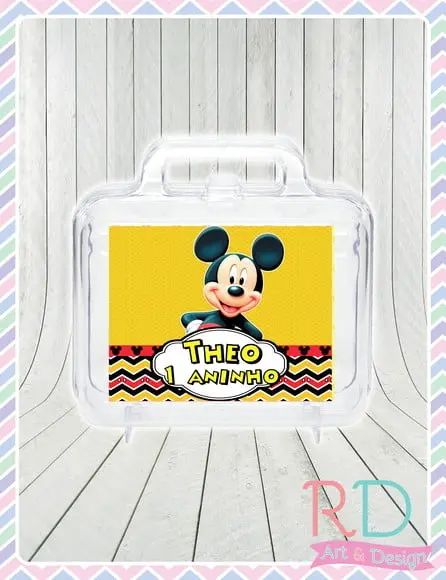 Maletinha Acrílica Mickey