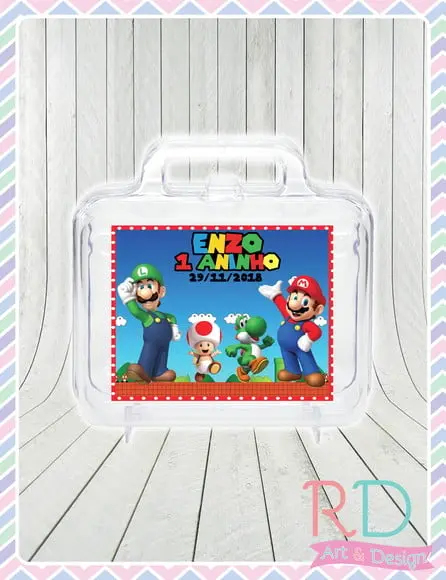 Maletinha Acrílica Super Mario