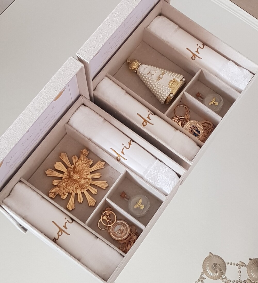 Kit Caixas Convites Batismo/Consagração