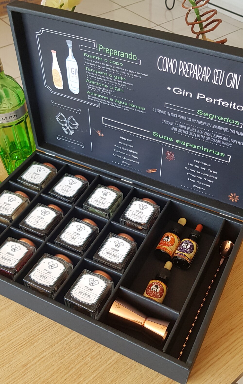 Caixa Super Luxo Especiarias Gin