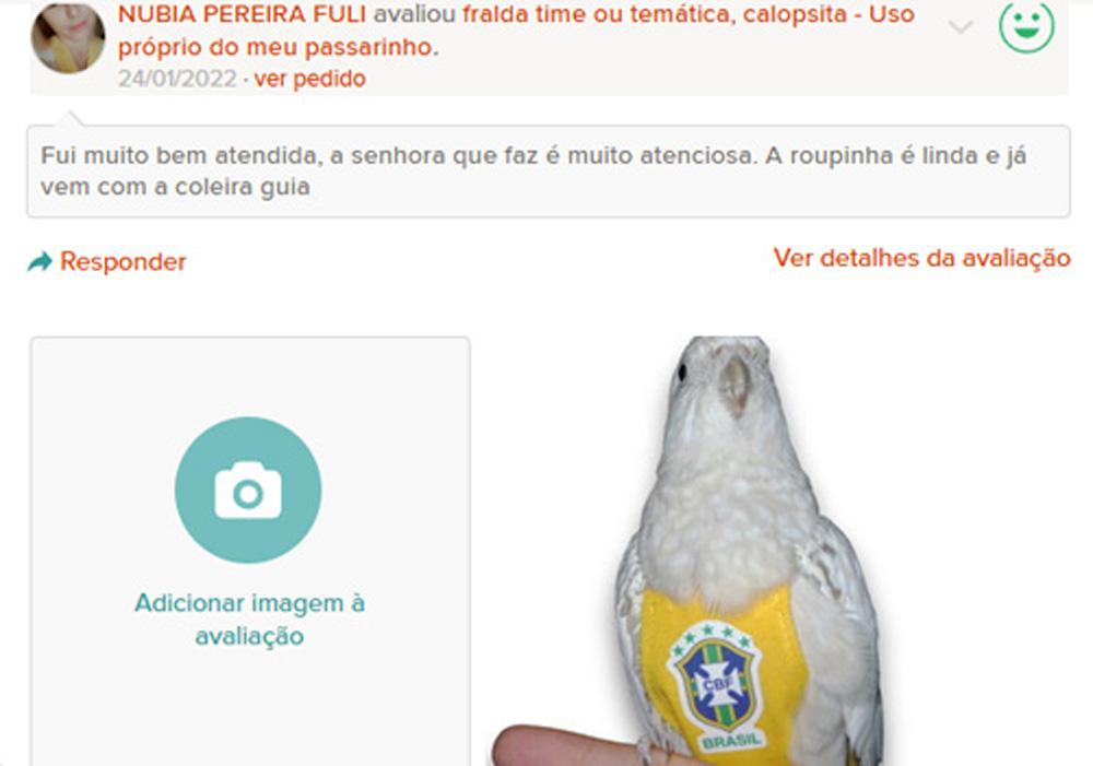 Fralda temática Calopsita