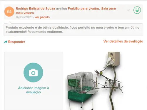 Fraldão para viveiro