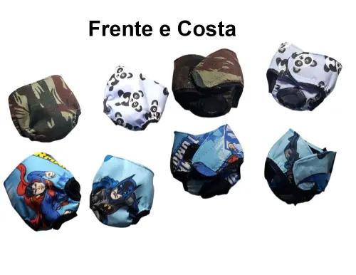 FRALDA PARA SAGUI BEBE (KIT 4 UNID )