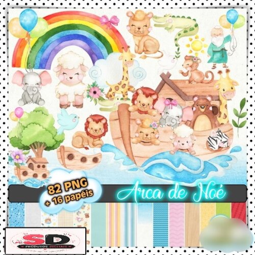 Arca De Nóe Aquarela
