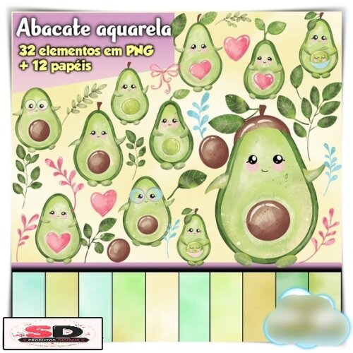 Abacate Aquarela