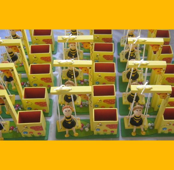 Balanço mdf Abelha Centro de Mesa porta lápis centro de mesa