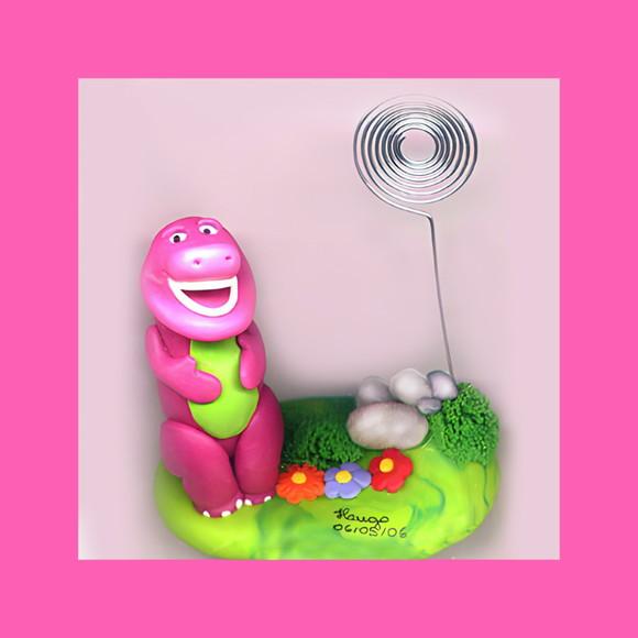 Barney Porta Foto Lembrancinha