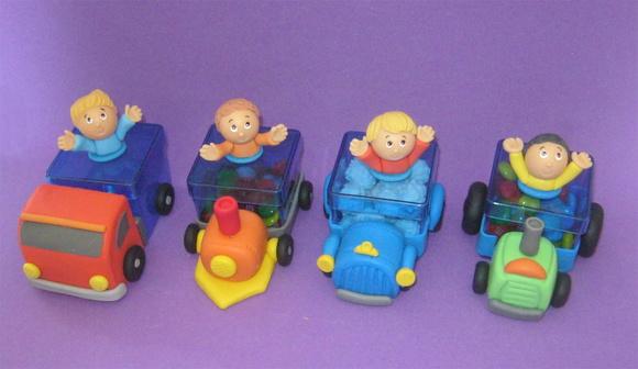 Carrinhos Diversão Porta Balinhas
