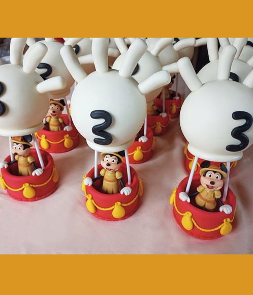 Centro de Mesa Minnie Mickey Safari Baloeiro