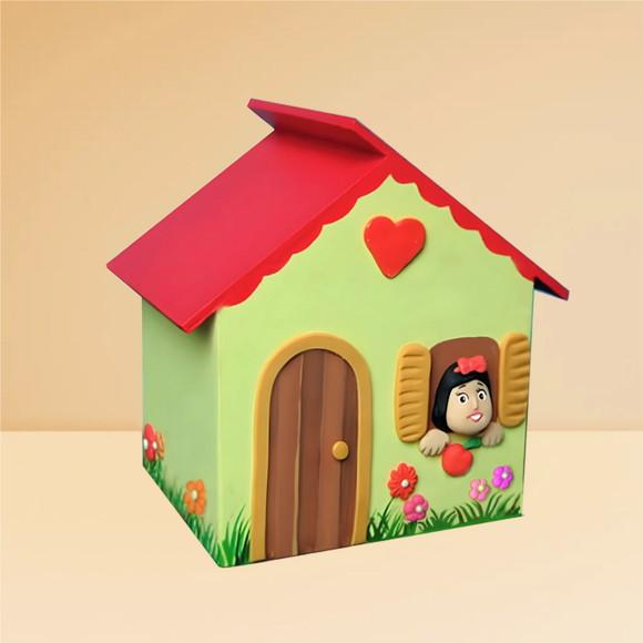 casa cofre mdf da Branca de Neve centro de mesa