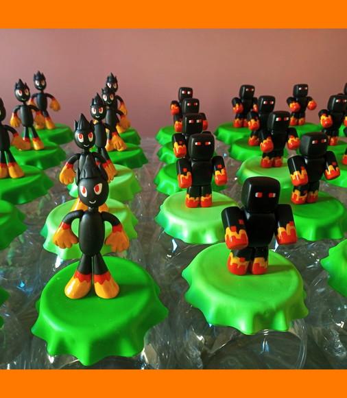 Centro de Mesas Potes 17 cm Minecraft Athos