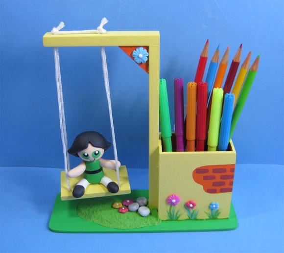 Meninas Poderosas Balanço Porta lápis