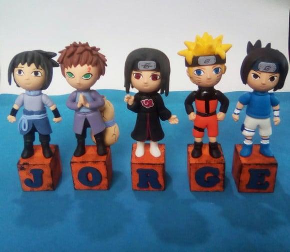 Naruto Personagens em Biscuit