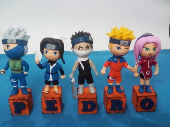 Naruto Personagens em Biscuit