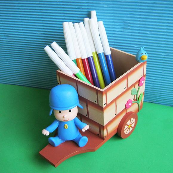 Pocoyo Porta Lápis centro de mesas mdf