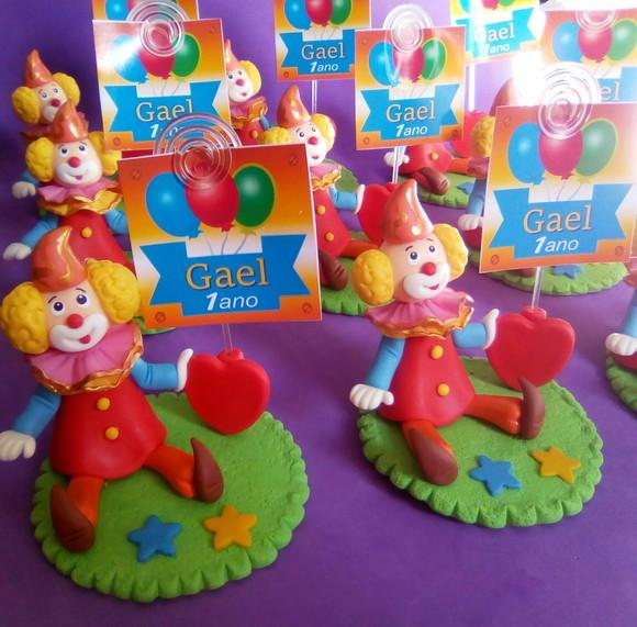 Porta recado personalizado Circo lembrancinha enfeite palhaço
