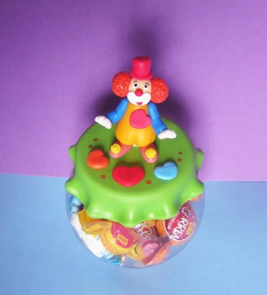 Pote Baleiro 17cm Centro de Mesa circo