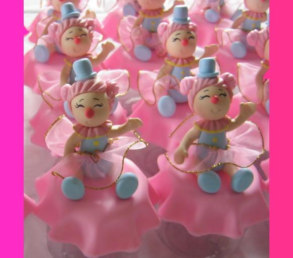 Potinho Circo Rosa