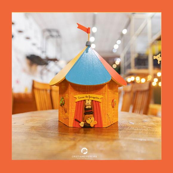 Tenda de Circo MDF Porta Lápis Centro de Mesa