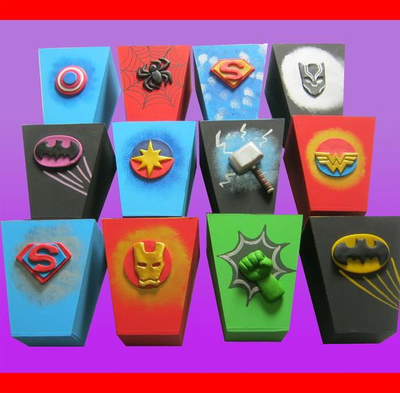 Vingadores Porta Lápis Centro de Mesa