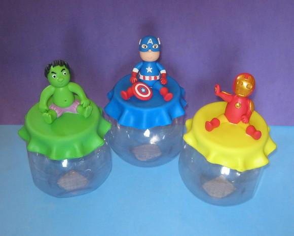 Vingadores Pote 17 cm Centro de Mesa