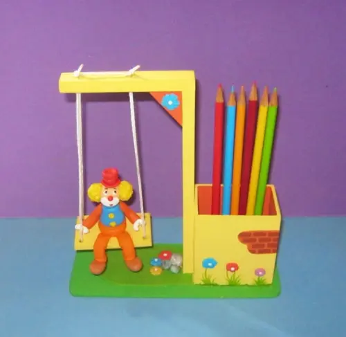 Balancinho mdf porta lápis Circo lembrancinhas