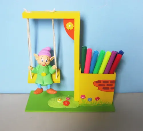 Balanço mdf porta lápis Branca de Neve Centro de Mesa