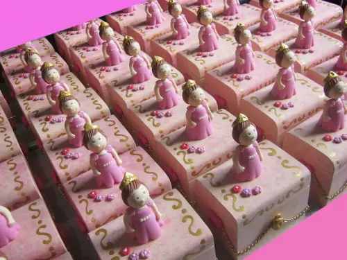 Bau mdf Princesa festa realeza centro de mesa e lembrancinha