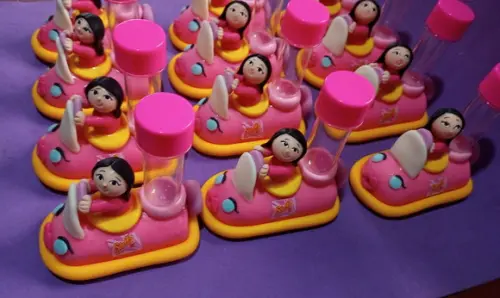 Carrinho Bate Bate Parque de Diversão tubete lembrancinha