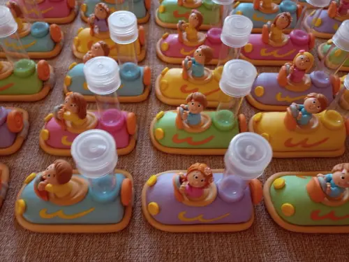 Carrinho Bate Bate Parque de Diversão Candy Colors lembrancinha
