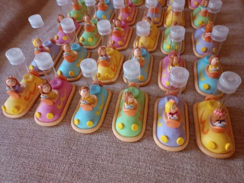 Carrinho Bate Bate Parque de Diversão Candy Colors lembrancinha