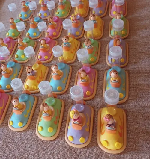 Carrinho Bate Bate Parque de Diversão Candy Colors lembrancinha