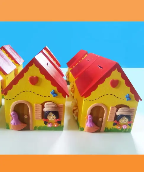 Casa cofre mdf fazendinha lembrancinha