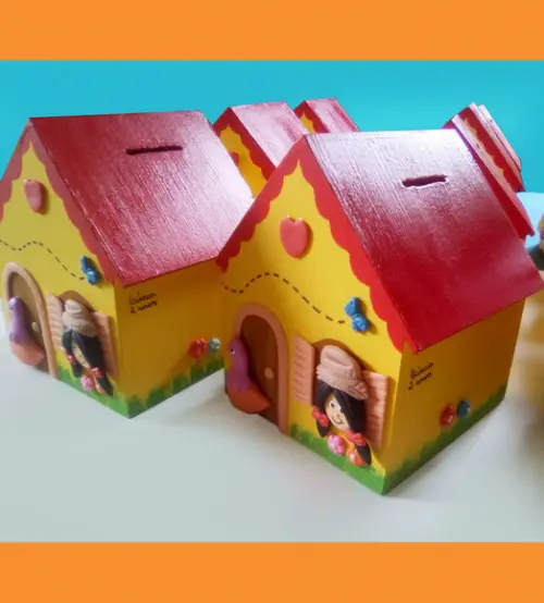 Casa cofre mdf fazendinha lembrancinha