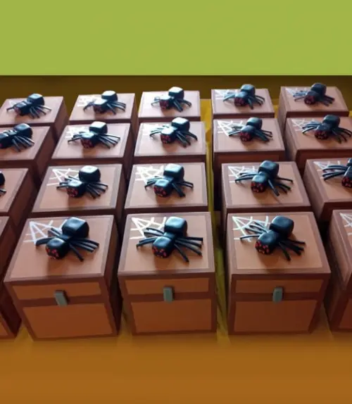 Centro de Mesa Caixa mdf Minecraft