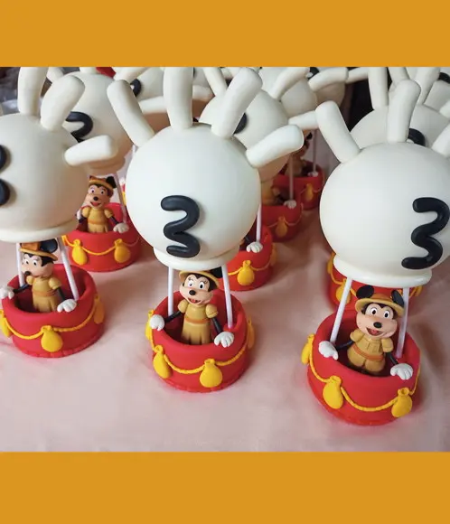 Centro de Mesa Minnie Mickey Safari Baloeiro